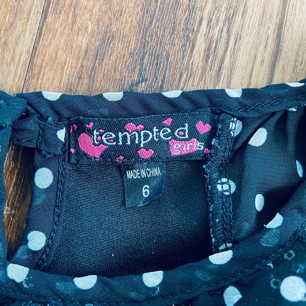 Tempted Girls Ruffled Sequin Top - Picture 3 of 5